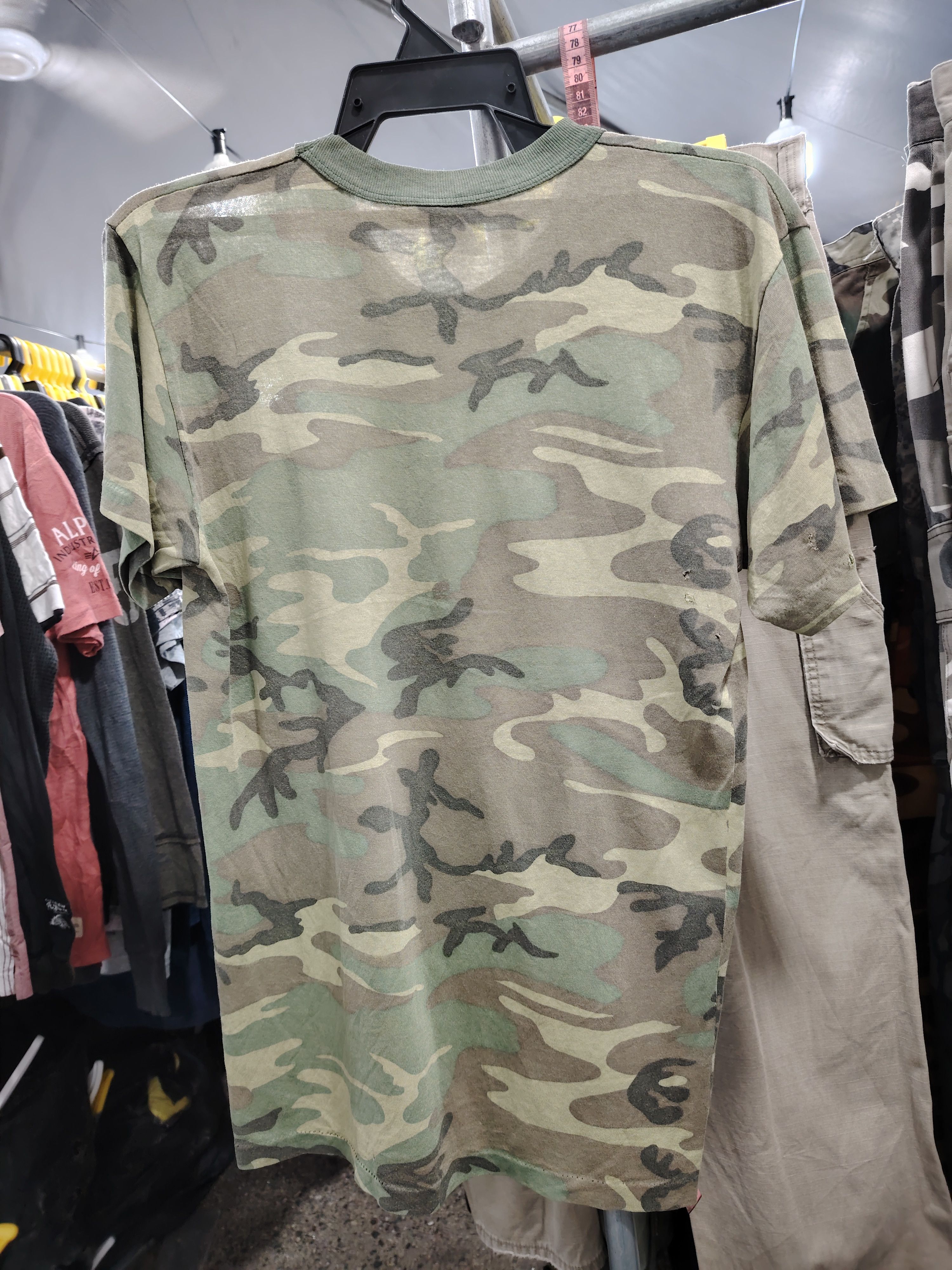 Vintage Vintage Single Stitch Distressed Camouflage ERDF Tee Size US M / EU 48-50 / 2 - 2 Thumbnail