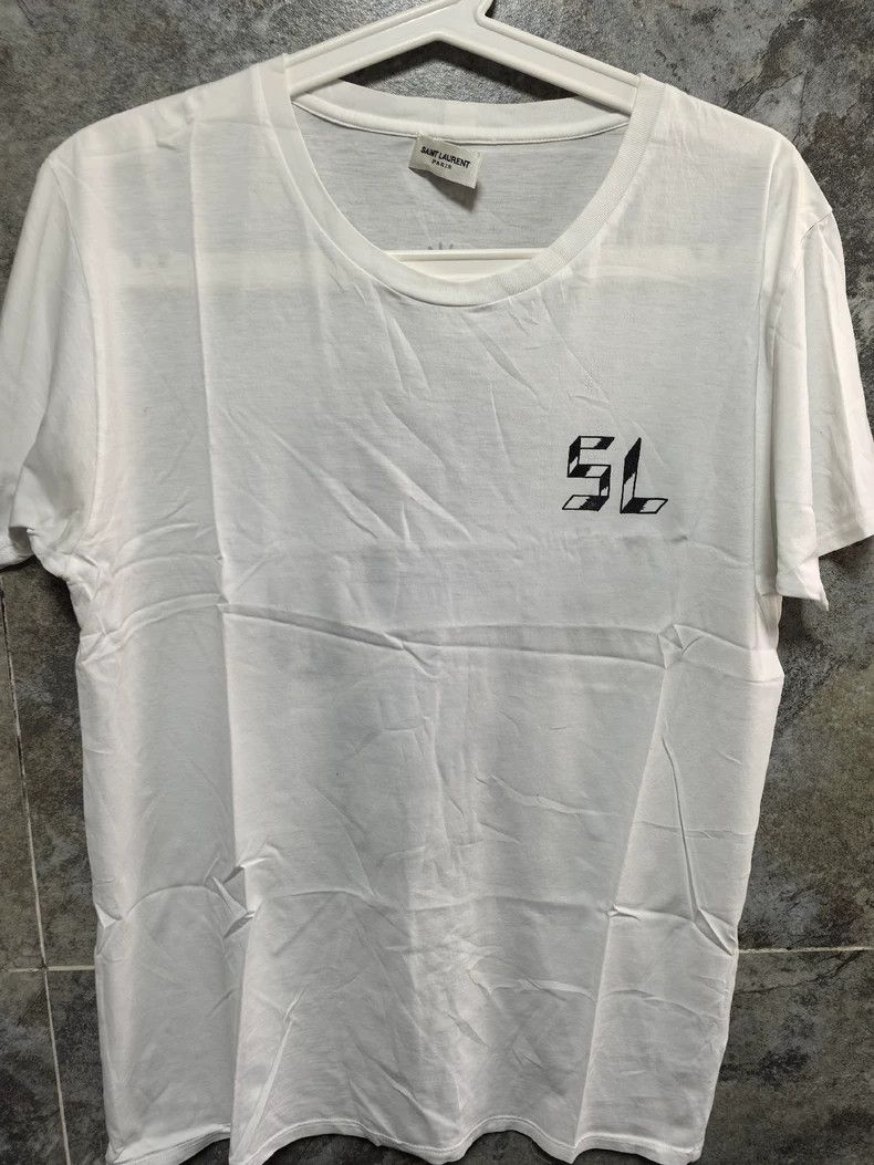 Saint Laurent Paris Saint Laurent Paris short sleeves Nextarrow-2505 Size US S / EU 44-46 / 1 - 2 Thumbnail