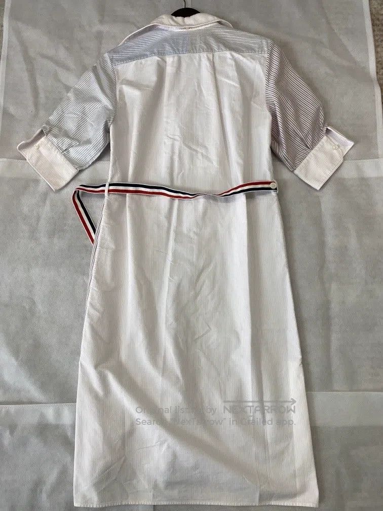 Thom Browne Thom Browne Striped patchwork shirt and long skirt Size XXL / US 16-18 / IT 52-54 - 2 Thumbnail