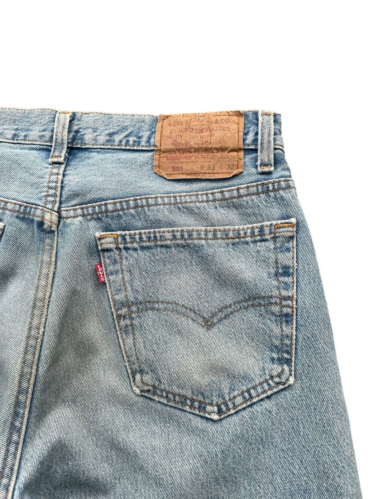 Levi's Vintage 1992 Levis 501 e Usa Denim Size US 32 / EU 48 - 8 Thumbnail