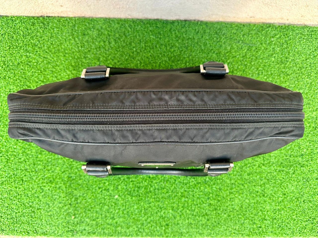 Prada Authentic Prada Tessuto Saffiano Leather Briefcase Size ONE SIZE - 6 Thumbnail