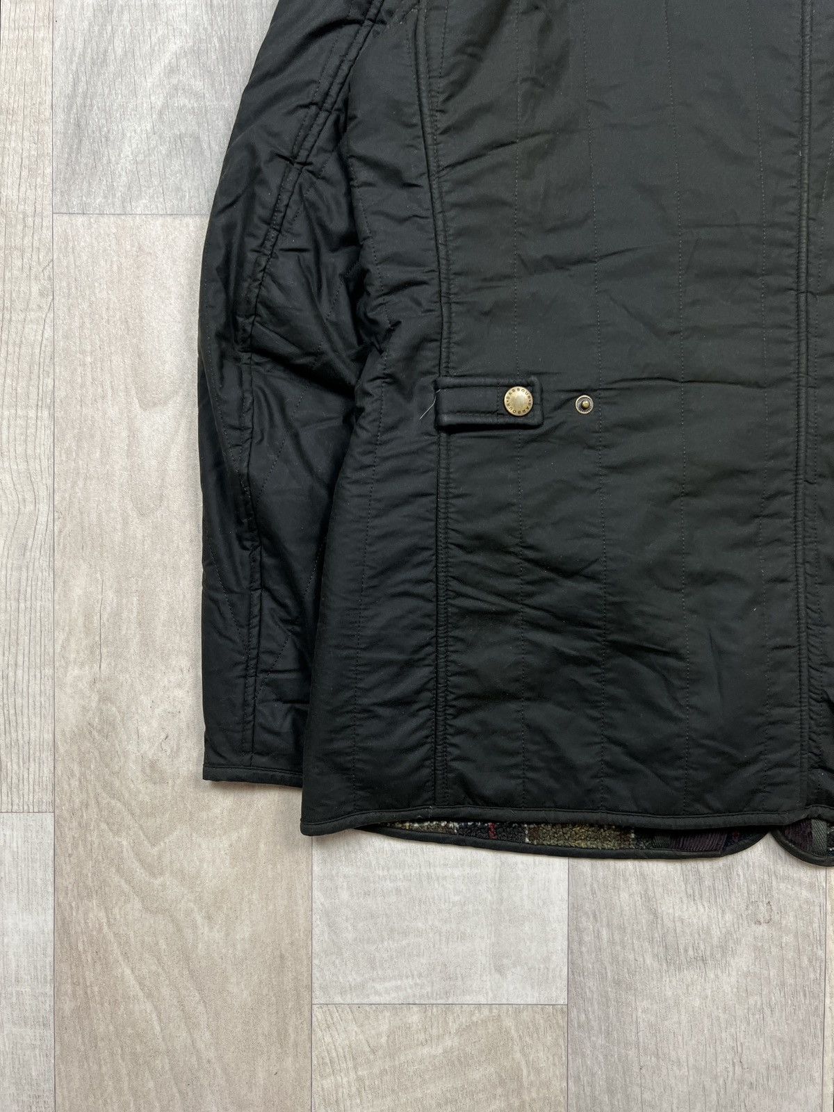 Barbour Barbour Edderton Quilted Waxed Jacket (Y0286) Size US L / EU 52-54 / 3 - 15 Thumbnail