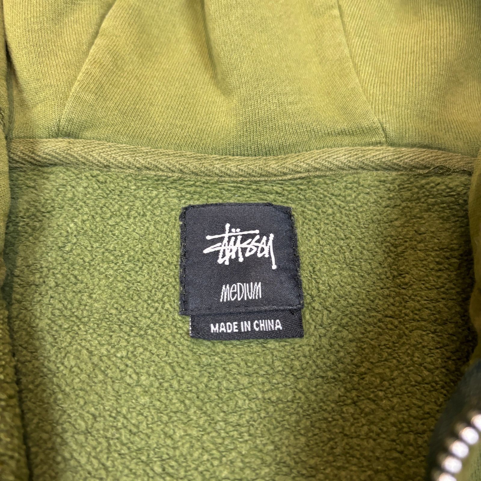 Stussy × Vintage Vintage Stussy Full Zip Hoodie Faded Men's Medium Y2K Size US M / EU 48-50 / 2 - 5 Thumbnail