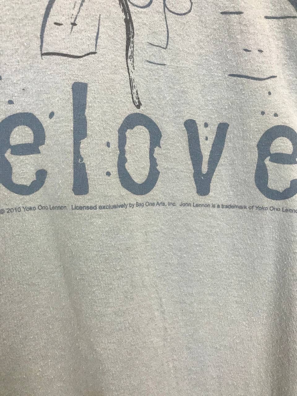 Band Tees × Vintage John Lennon Peacelove 2010 vintage cult art rock band tee Size US M / EU 48-50 / 2 - 4 Thumbnail