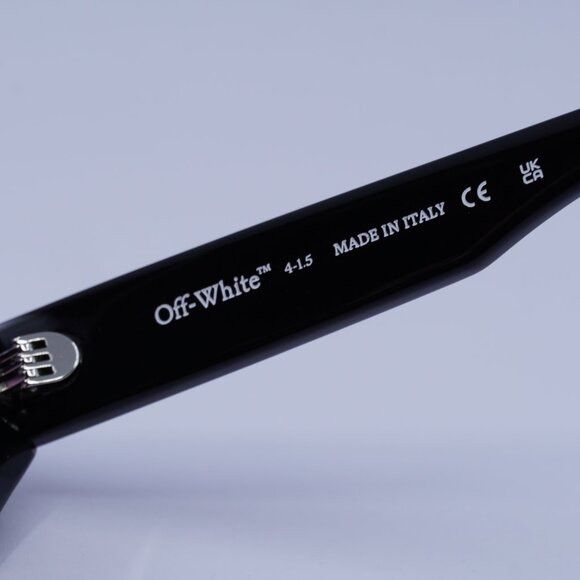 Off-White Off-White OERI144 HILO 1030 Sunglasses Black Cat Eye Frame Size ONE SIZE - 7 Thumbnail