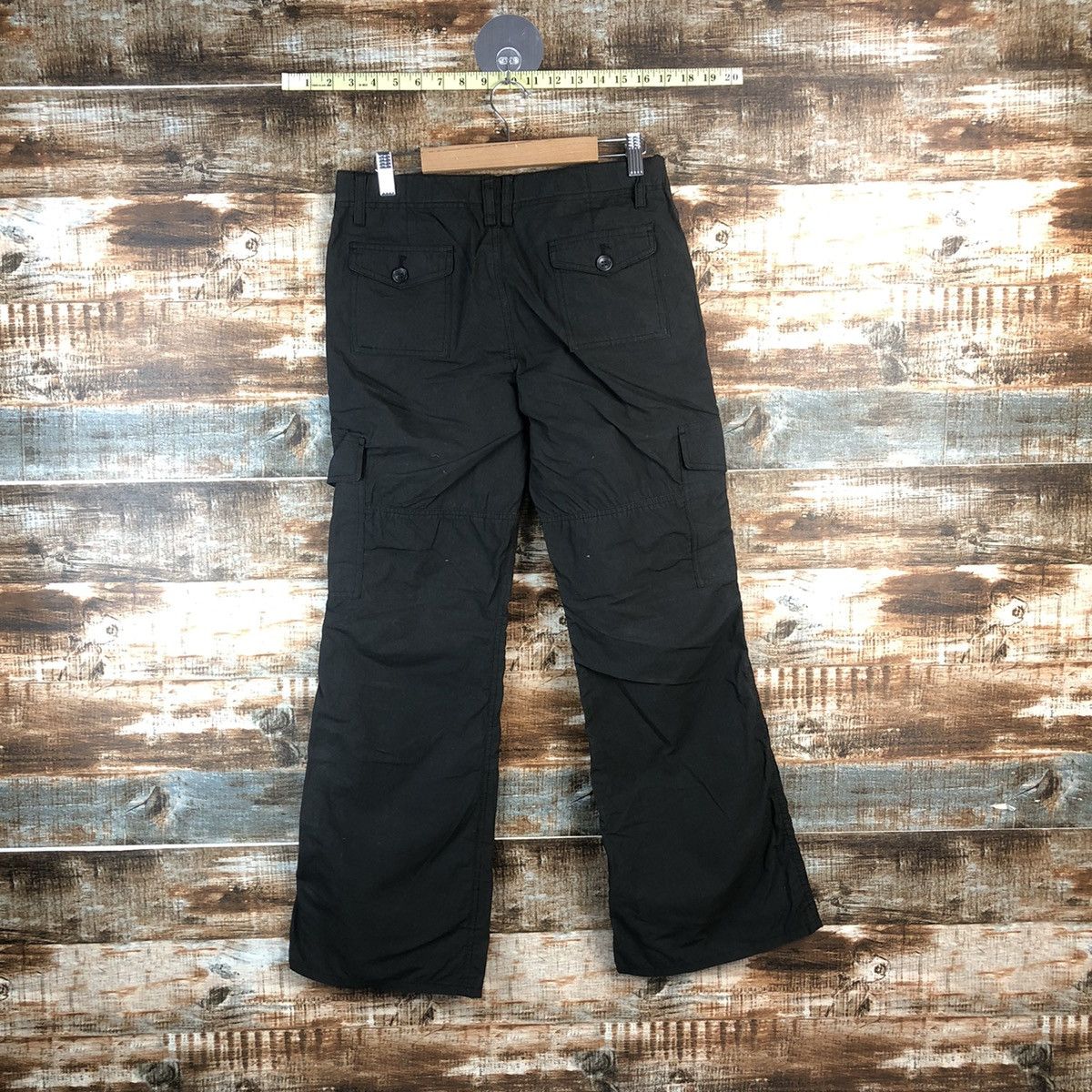 Japanese Brand DL Japanese Brand Black Cargo Multipocket Pants #C702 Size US 28 / EU 44 - 11 Thumbnail