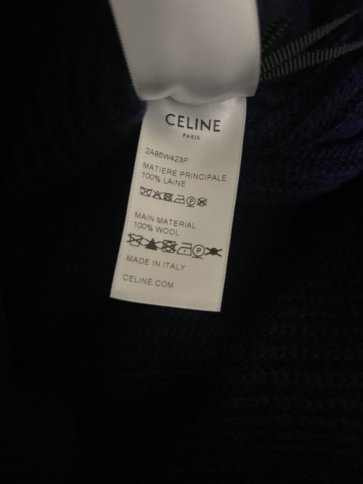 Celine Celine Wool Hoodie Size US XS / EU 42 / 0 - 6 Thumbnail