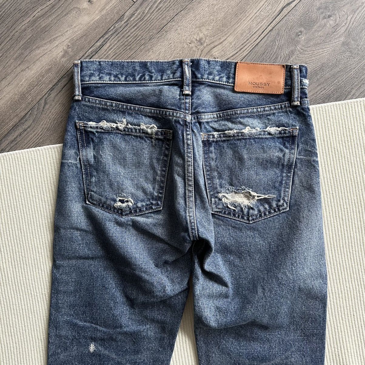 MOUSSY Moussy Vintage Distressed Slim Jeans Size 28" / US 6 / IT 42 - 6 Thumbnail