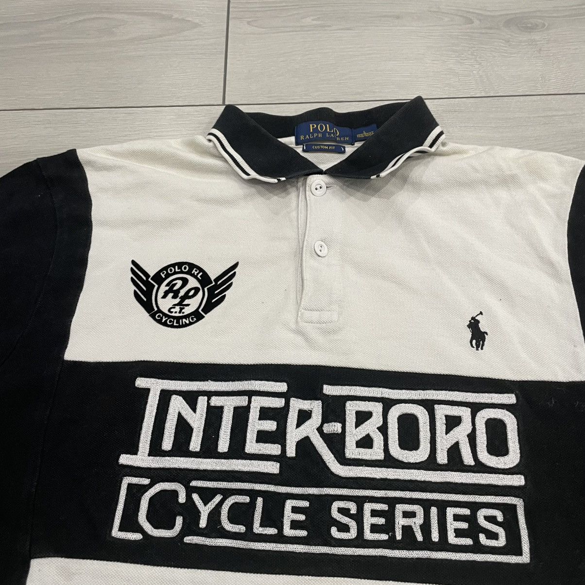 Polo Ralph Lauren × Ralph Lauren × Vintage Polo Ralph Lauren BLACK Chief Keef Polo Shirt PRL TEE OLD Y2 Size US L / EU 52-54 / 3 - 3 Thumbnail