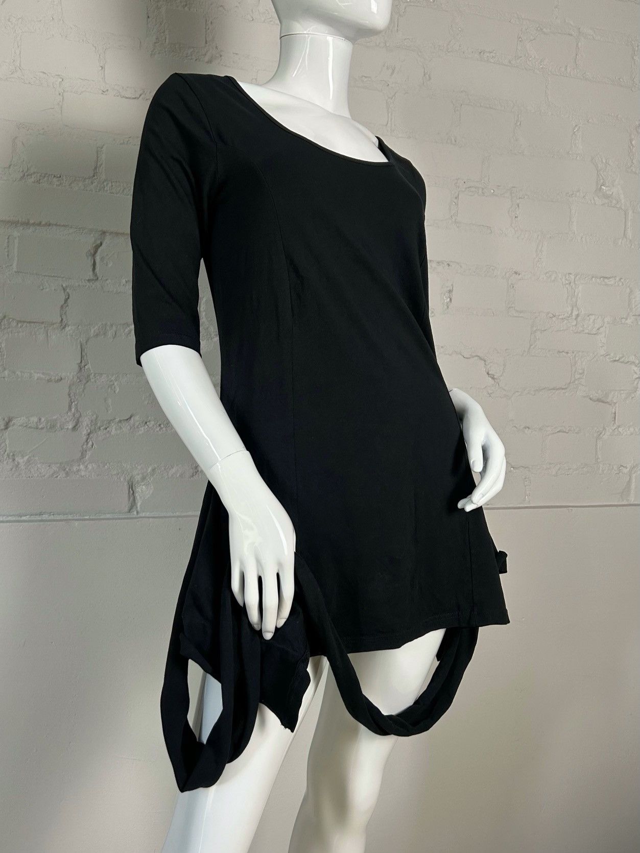 Vintage Avant-garde cotton tunic dress Size S / US 4 / IT 40 - 1 Thumbnail