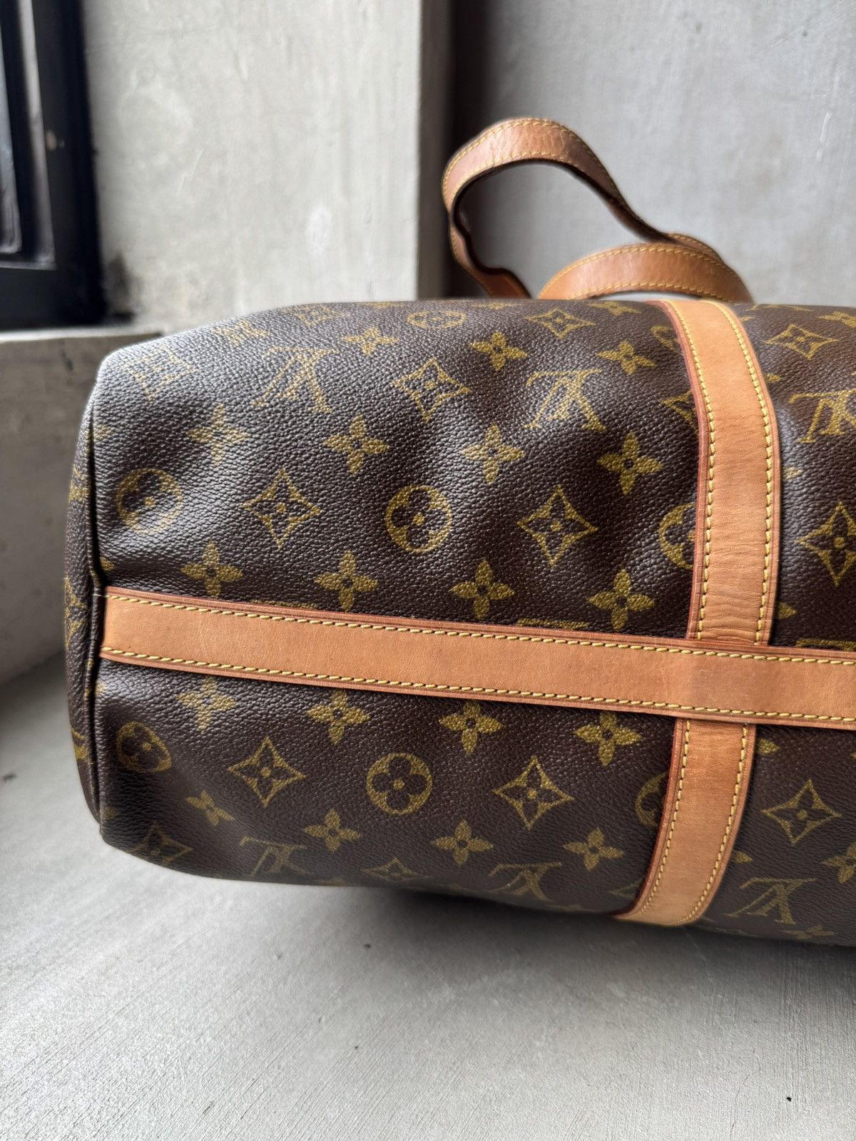 Louis Vuitton Louis Vuitton Monogram Flannery 45 Tote Bag Brown Size ONE SIZE - 7 Thumbnail
