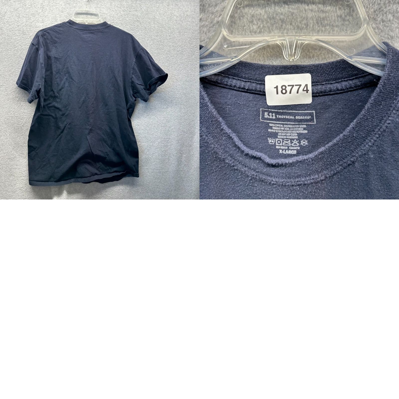Vintage 5.11 Tactical Shirt Adult XL Blue Cotton T-Shirt Mens Basic Athletic Casual Crew Neck Short Sleeve USA 5.11 Size US XL / EU 56 / 4 - 8 Thumbnail