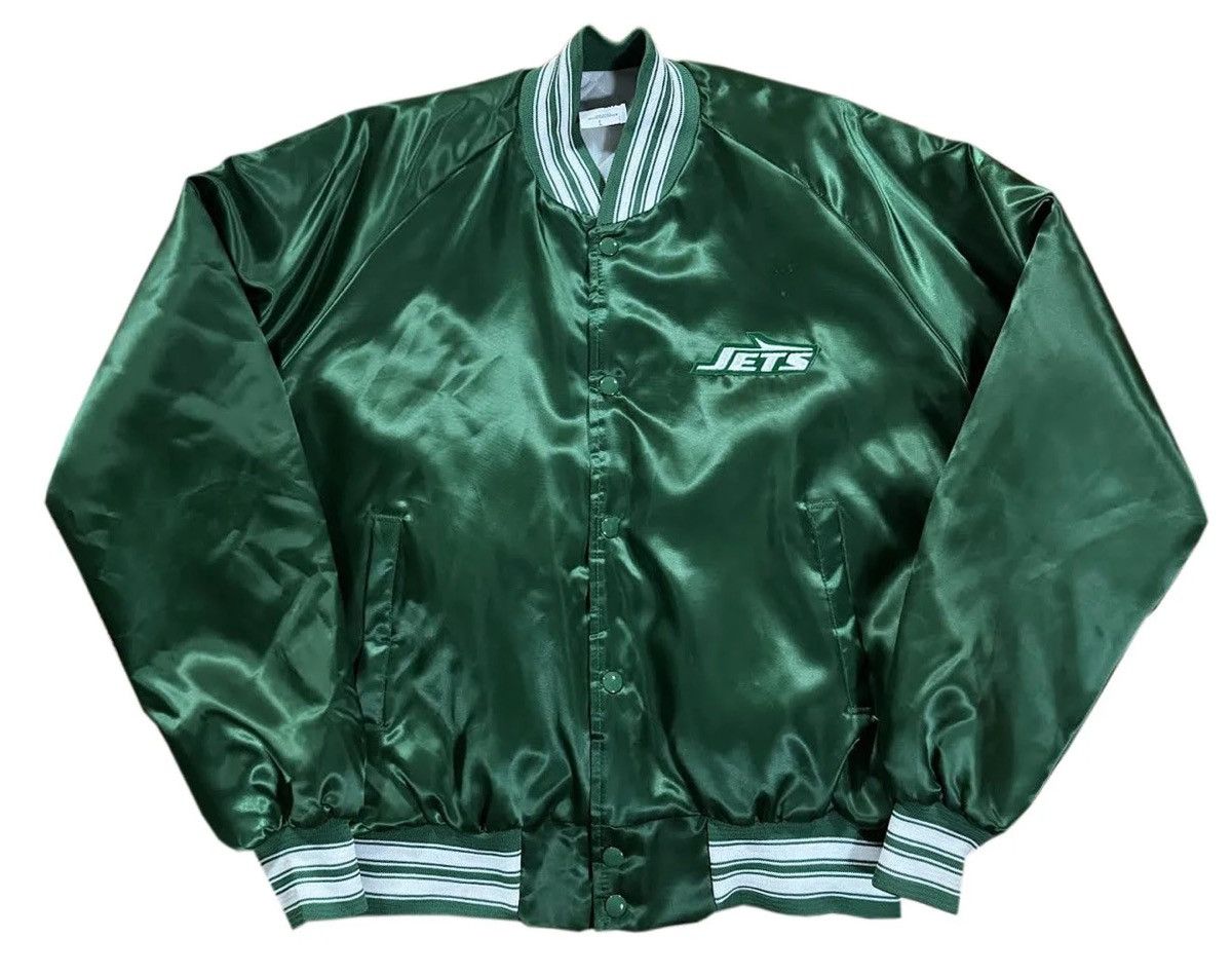 Chalk Line Vintage Chalk Line New York Jets Satin Jacket (Size L) Size US L / EU 52-54 / 3 - 1 Thumbnail