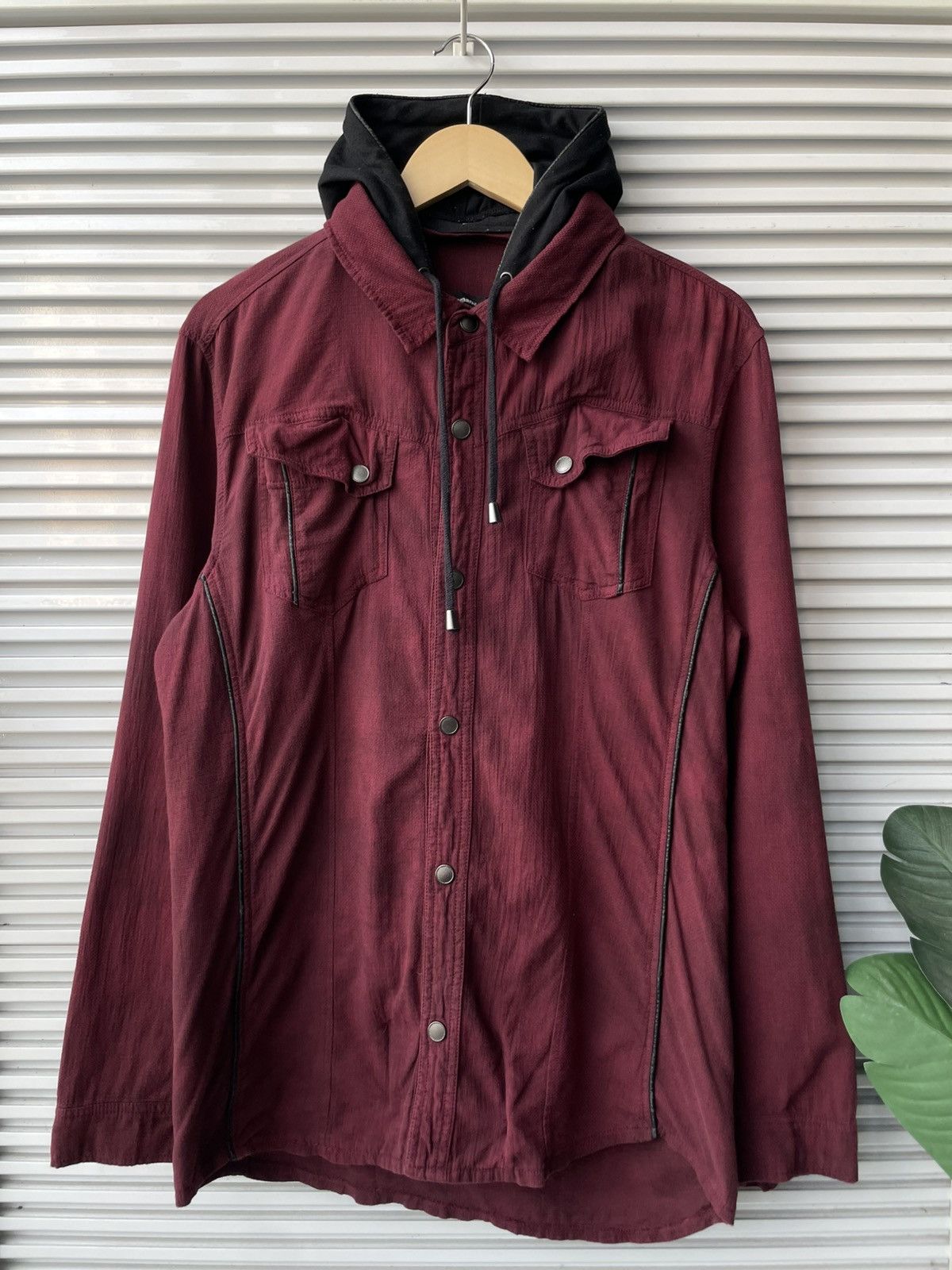 If Six Was Nine × Japanese Brand × semanticdesign Semantic Design Y2K Punk Style Button Up Zipper Hooded Size US XL / EU 56 / 4 - 2 Thumbnail