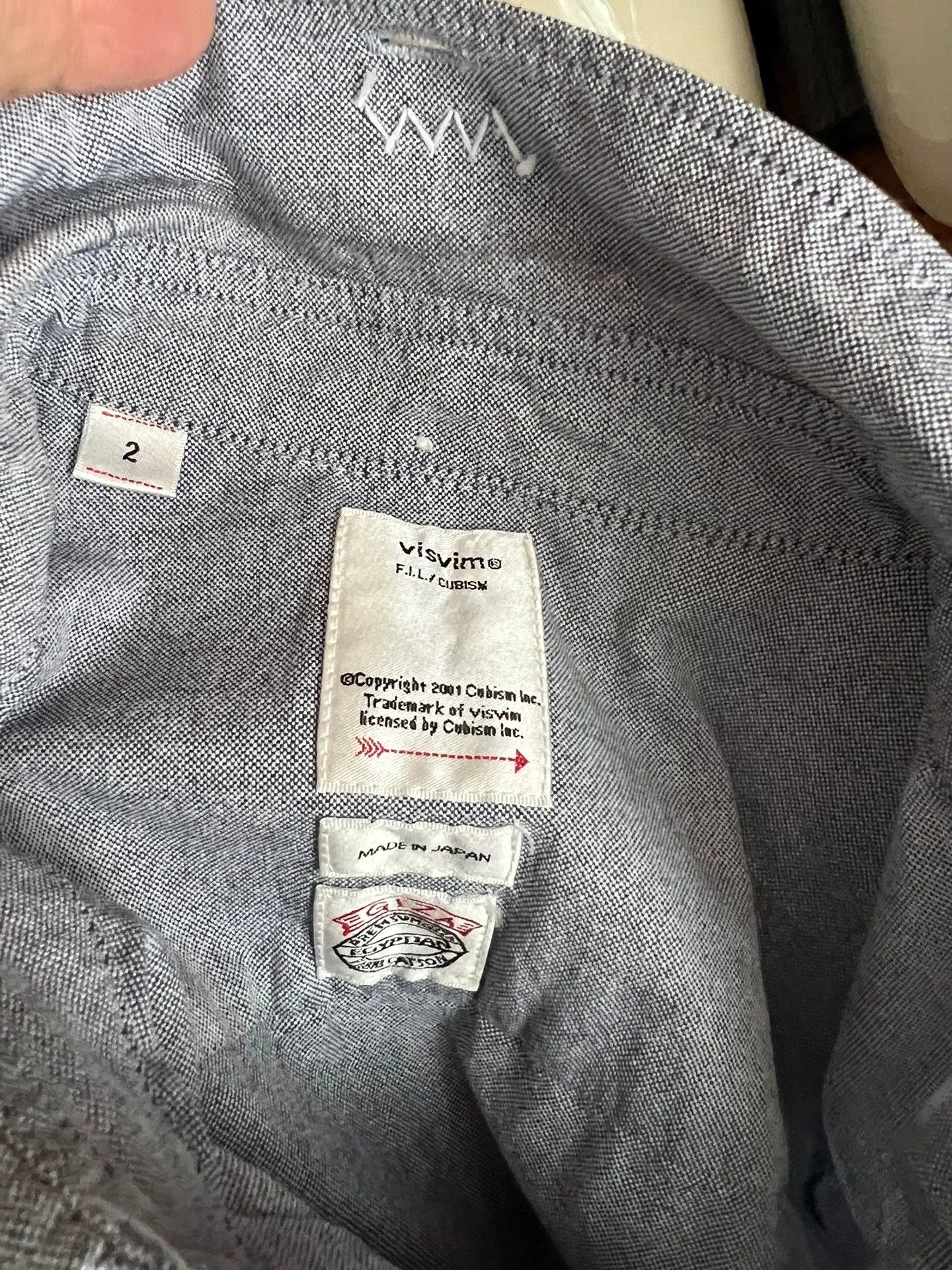 Visvim visvim 18ss dropshoulder gray GIZA shirt size 2 Japan Size US M / EU 48-50 / 2 - 9 Thumbnail