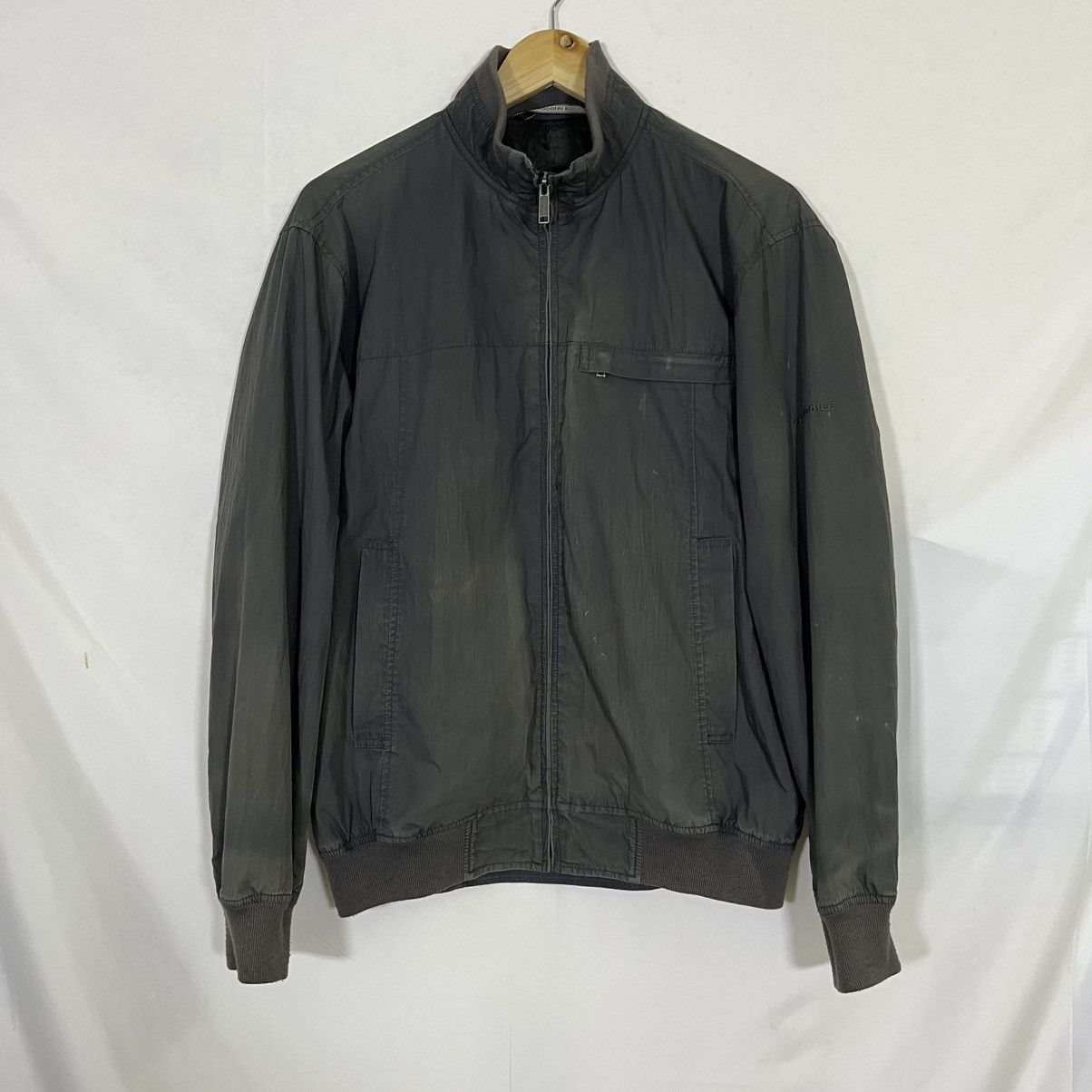 Vintage VINTAGE CROCODILE SUNFADED BOMBER JACKET Size US L / EU 52-54 / 3 - 1 Thumbnail