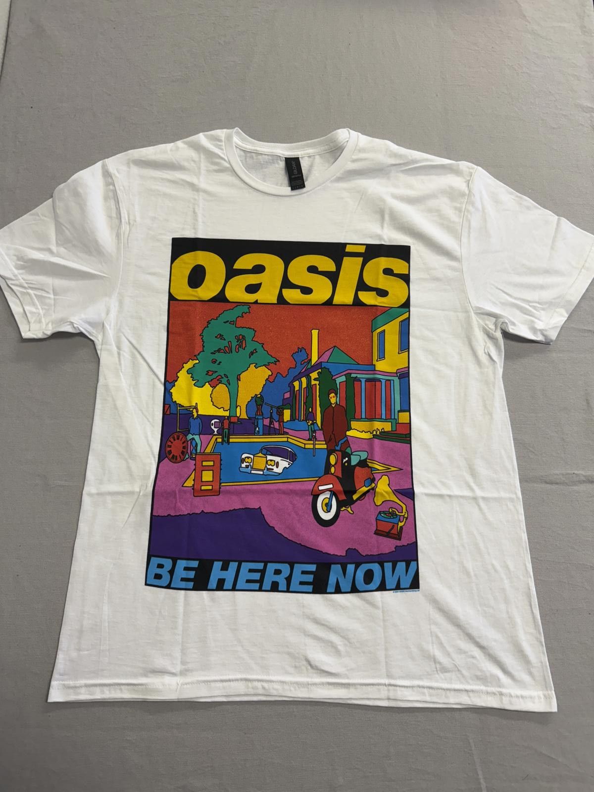 Designer Oasis Band T-shirt Album Be Here Now Art Variant Tee - L Size US L / EU 52-54 / 3 - 1 Thumbnail