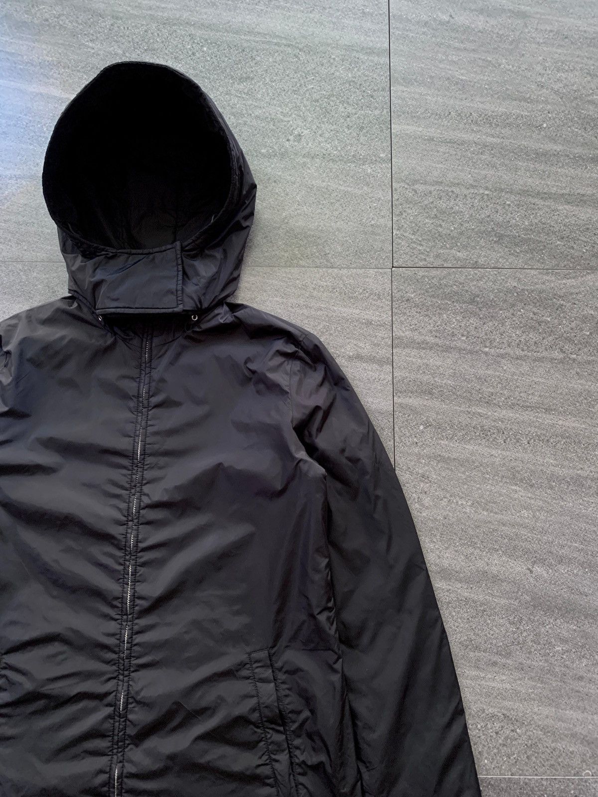 Prada FREE TAX! 2000s Detachable Hoodie Nylon Coat Jacket Size US S / EU 44-46 / 1 - 3 Thumbnail