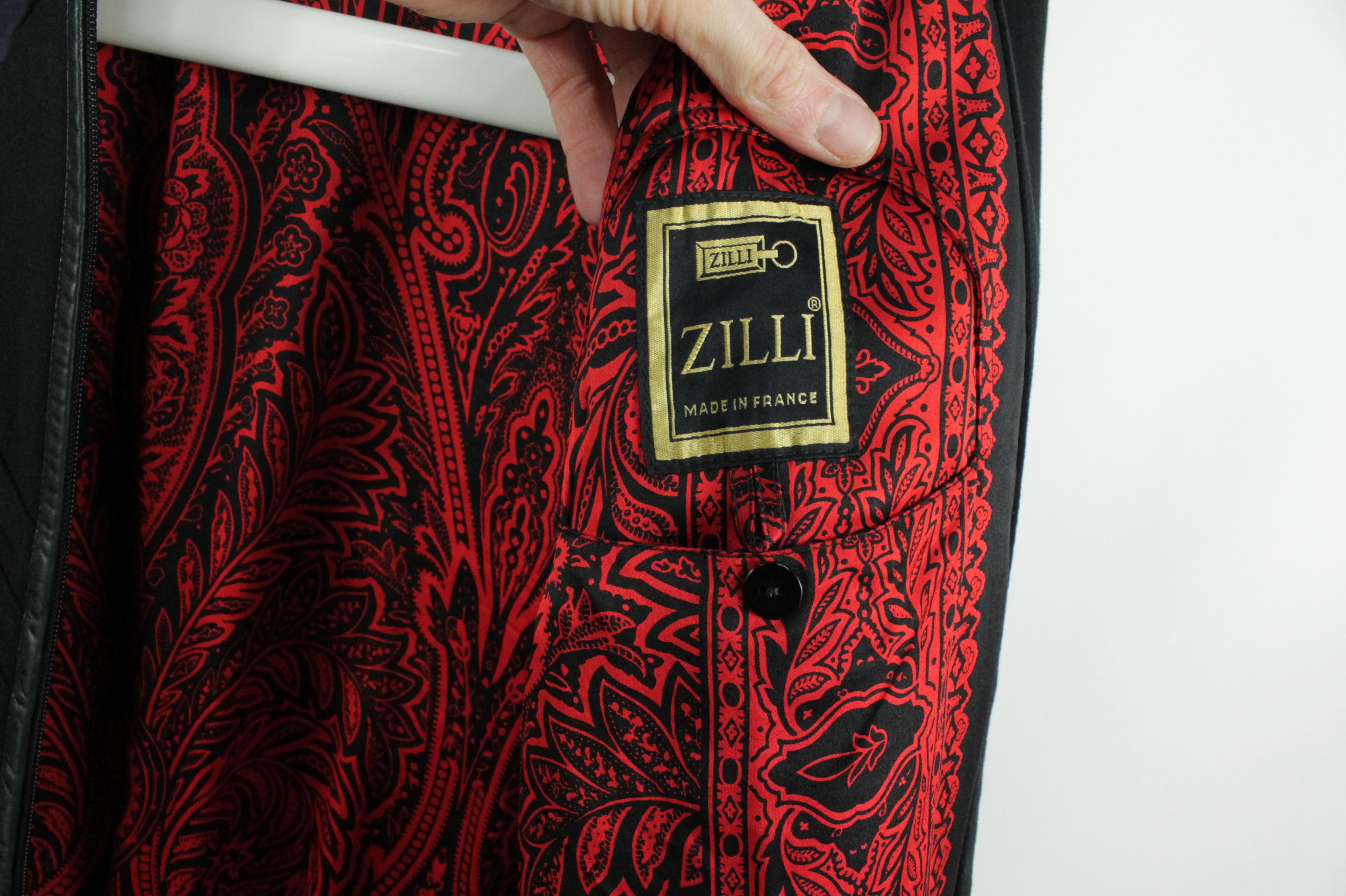 Zilli ZILLI Black Cashmere Leather Bomber Jacket Men's Size US XXL / EU 58 / 5 - 15 Thumbnail