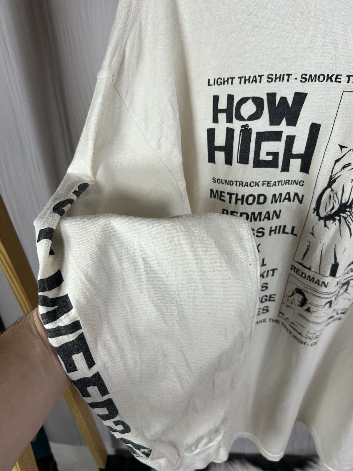 Gildan Vintage How High Got Blunt? 2001 Promo Movie Longsleeve Size US XL / EU 56 / 4 - 17 Thumbnail