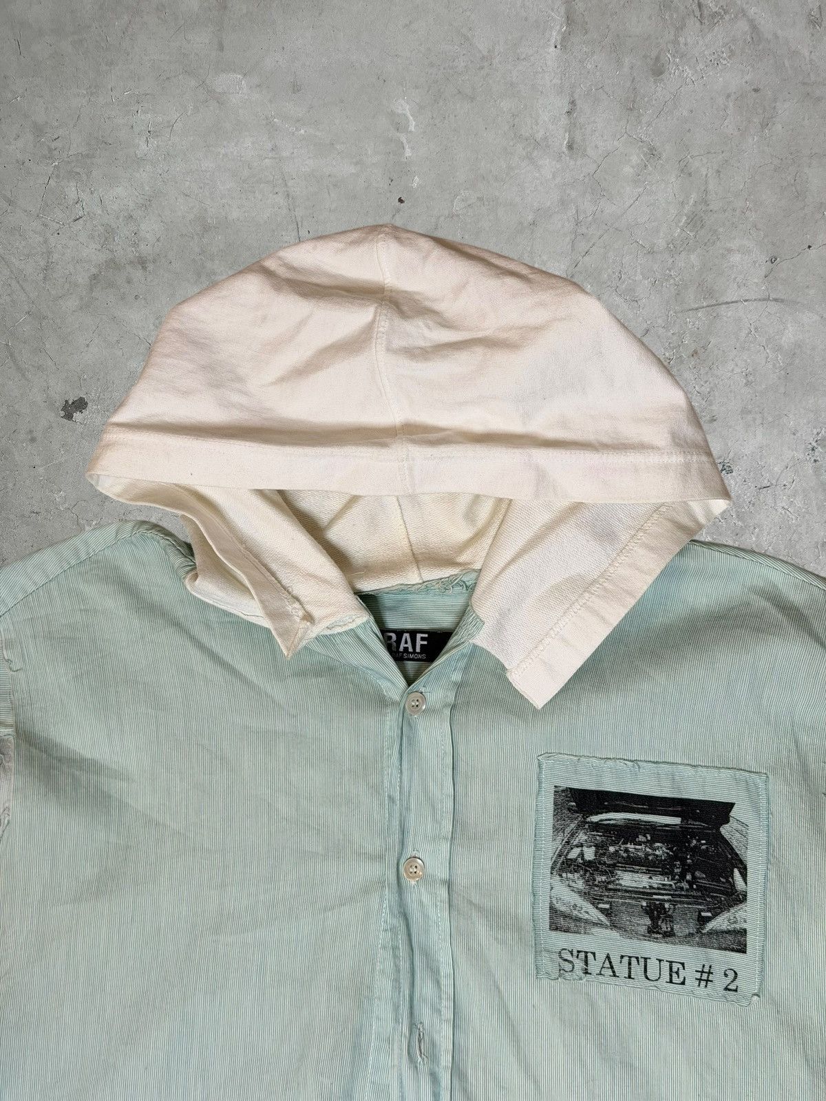 Raf Simons SS/06 Raf Simons Patch Hooded Shirt Size US M / EU 48-50 / 2 - 5 Thumbnail