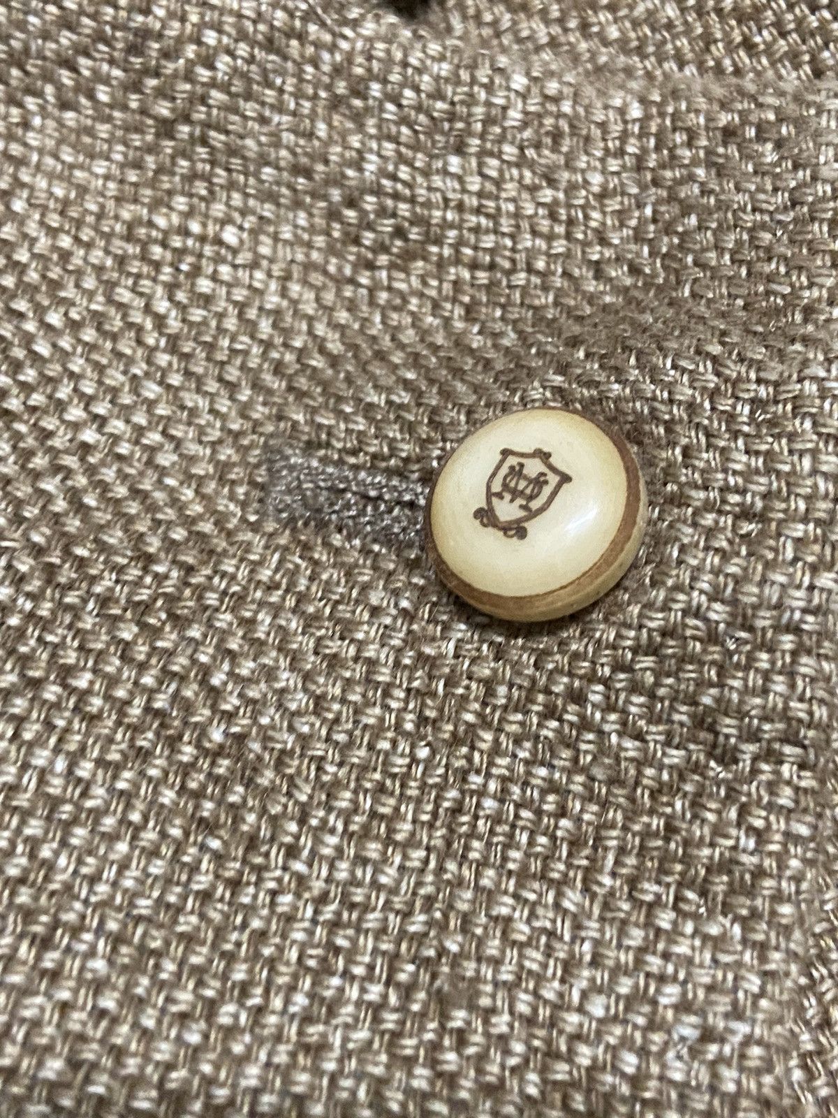 Massimo Dutti Massimo Dutti Exrafine Linen Blazer Jacket Size 46R - 6 Thumbnail