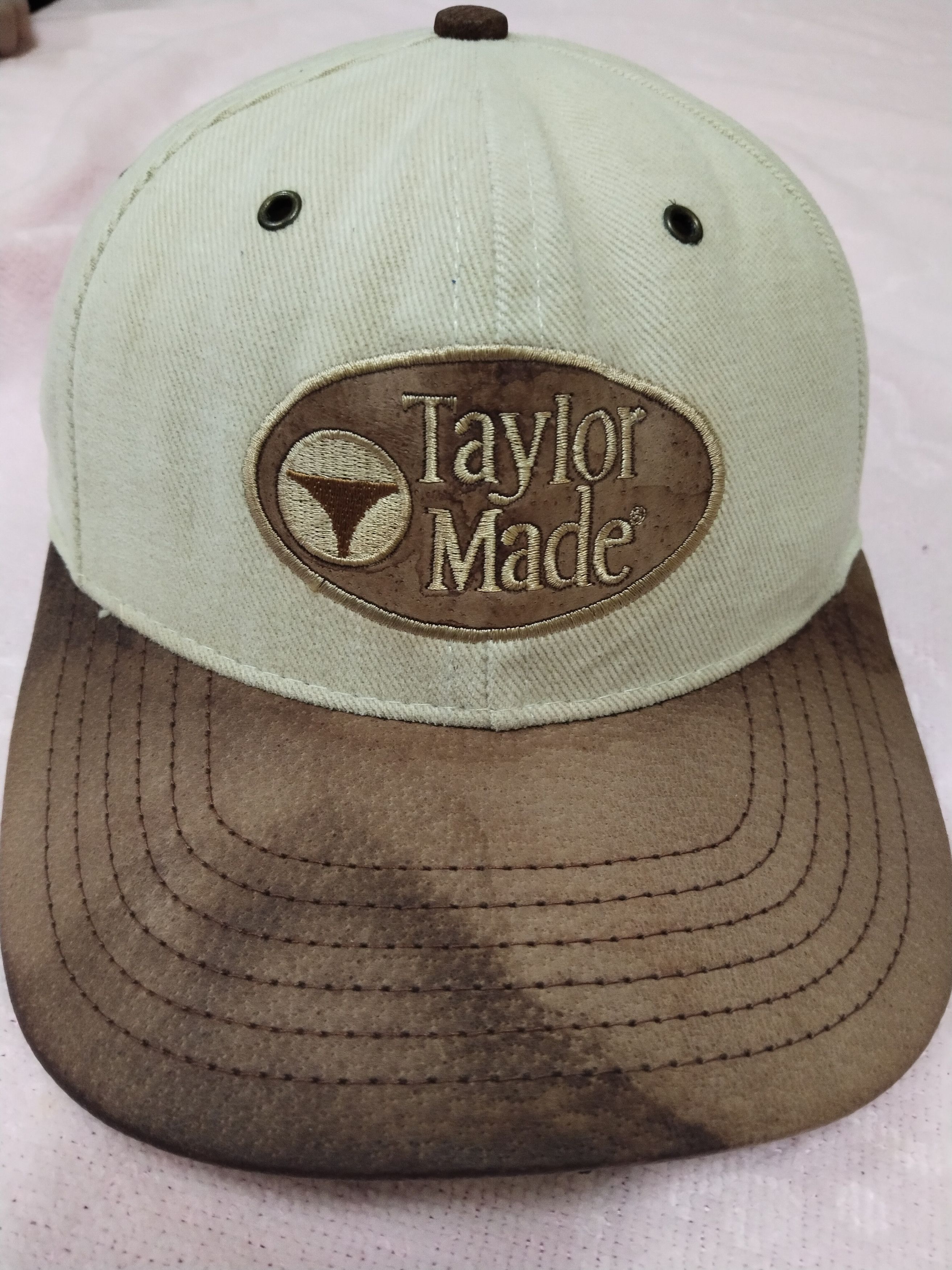 TaylorMade VINTAGE TAYLOR MADE GOLF LEATHER BRIM USA CAP Size ONE SIZE - 2 Thumbnail