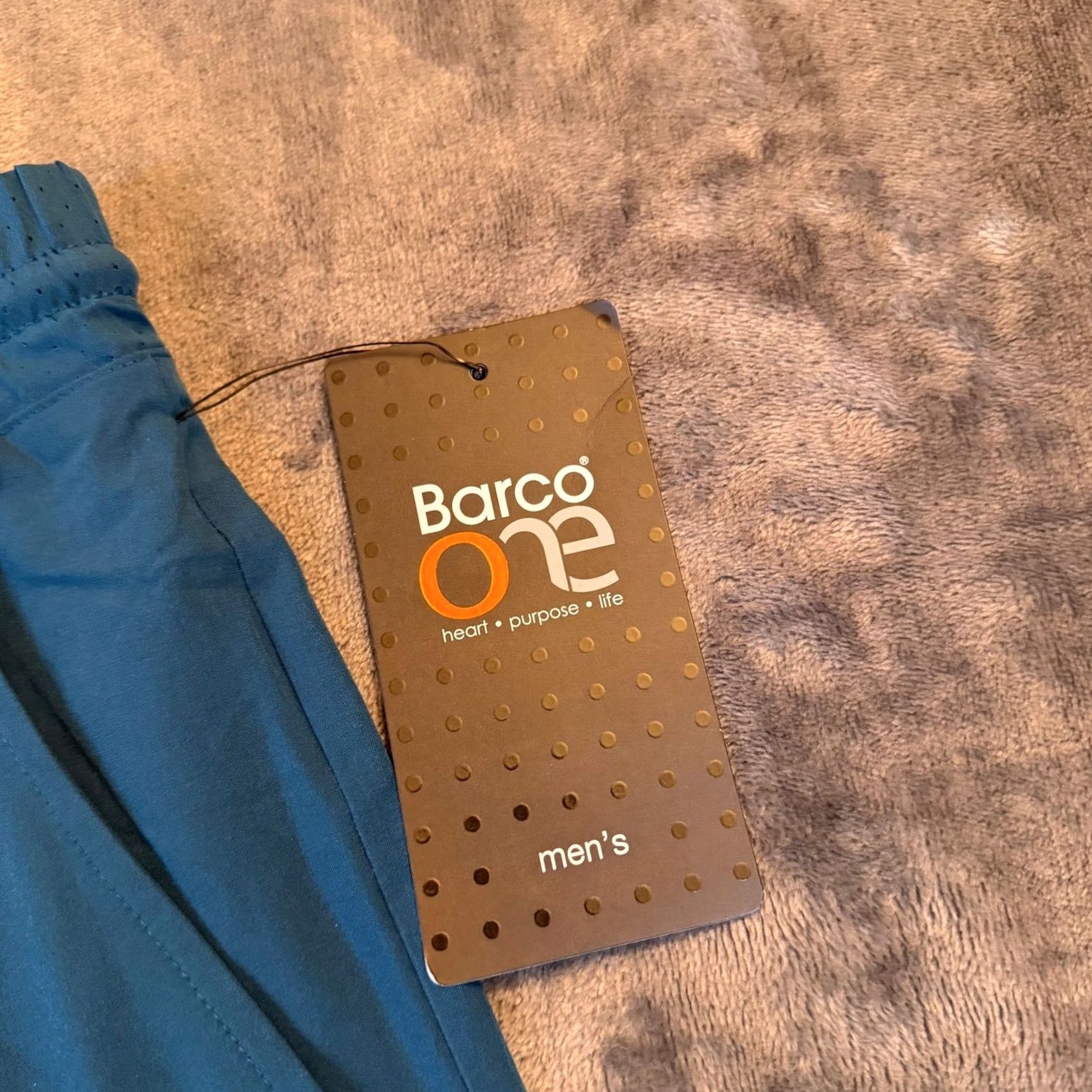 Vintage Barco One Cargo Jogger Scrubs Mens Large 6-Pocket Bahama Blue NWT Barco One Size US 33 - 2 Thumbnail