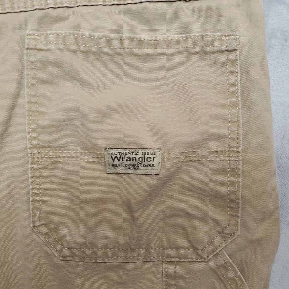 Wrangler VINTAGE Wrangler Cargo Shorts Mens 38 Brown Canvas Cargo Carpenter Outdoor 100% Cotton Size US 38 / EU 54 - 5 Thumbnail