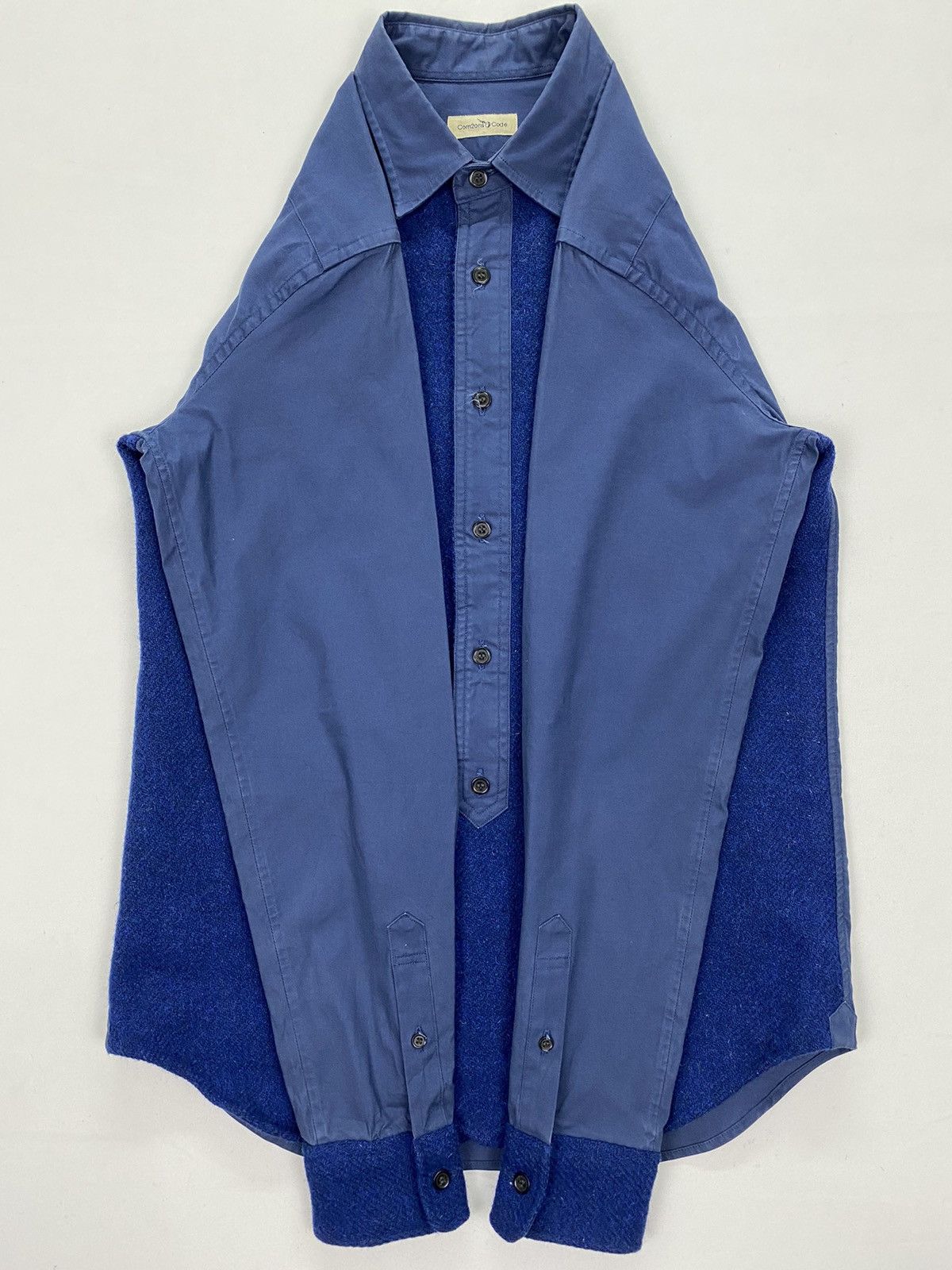 Japanese Brand Com2ons Code Hanakoshi 13AW Hybrid Button Ups Shirt Size US XS / EU 42 / 0 - 5 Thumbnail