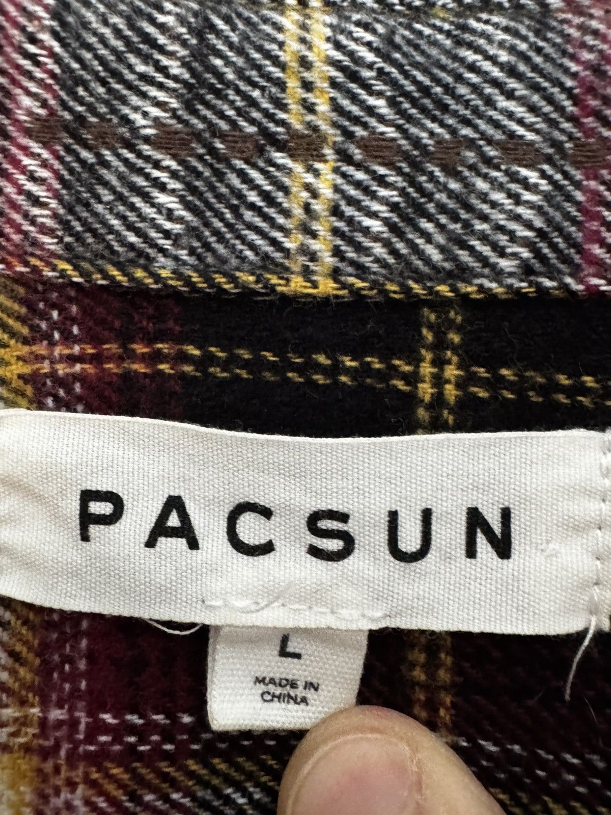 Pacsun pacsun "care free" long sleeve flannel shirt Size US L / EU 52-54 / 3 - 3 Thumbnail