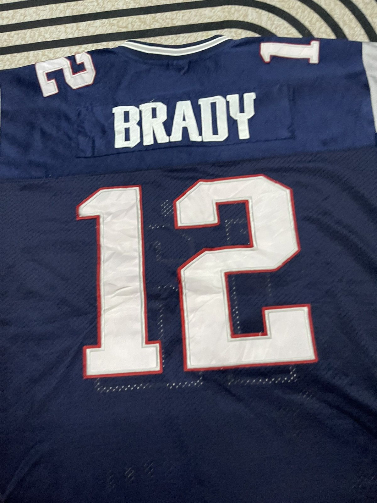 NFL × Reebok VINTAGE NFL NEW ENGLAND PATRIOTS JERSEY TOM BRADY 12 Size US XXL / EU 58 / 5 - 13 Thumbnail