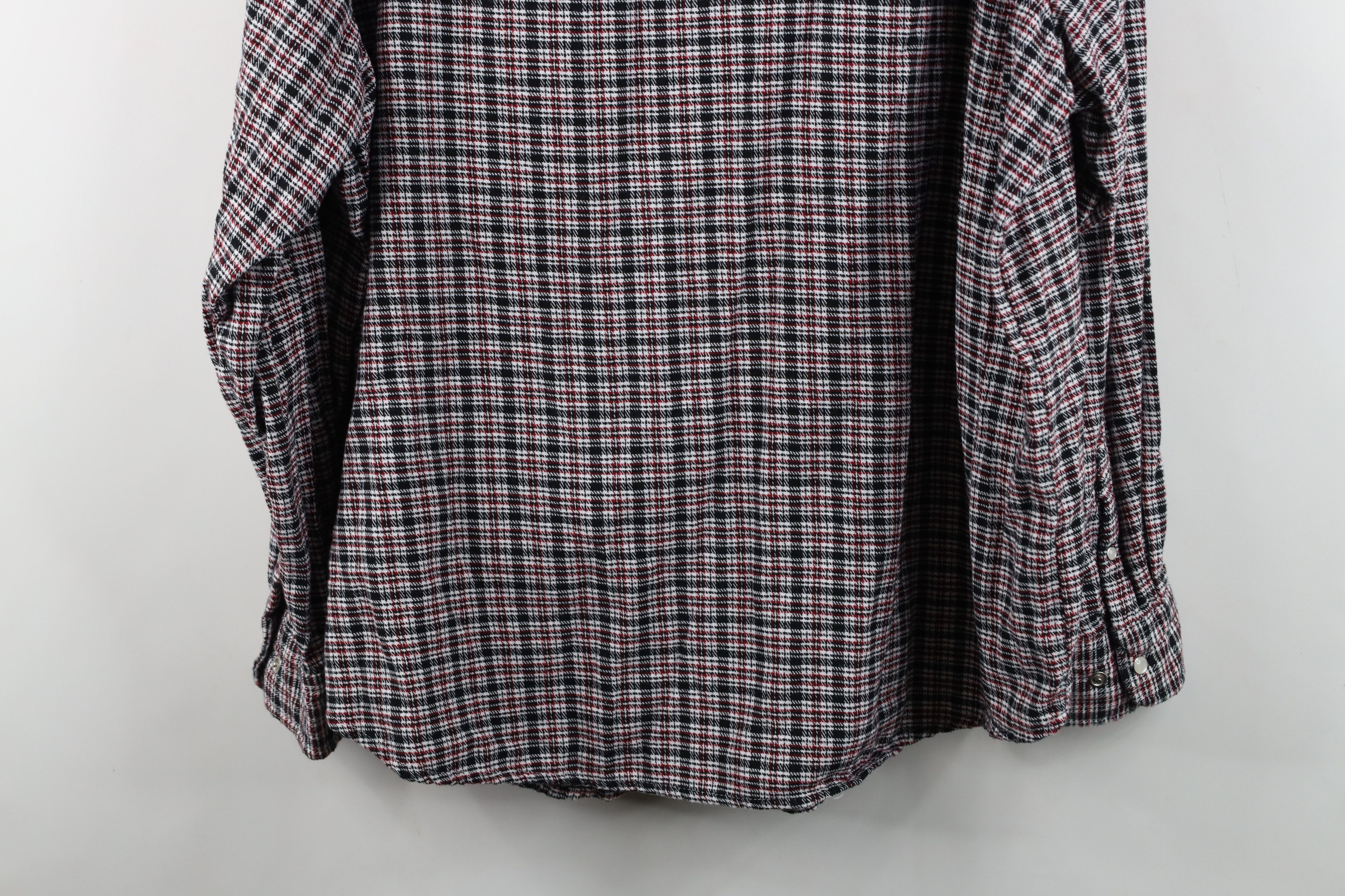 Vintage Vintage 90s Y2K Streetwear Big Pocket Flannel Collared Shirt Size US XL / EU 56 / 4 - 11 Thumbnail