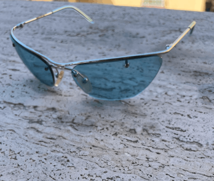 Dior × John Galliano × Vintage Christian Dior Sunglasses Flash Pop Shield Vintage Size ONE SIZE - 3 Thumbnail