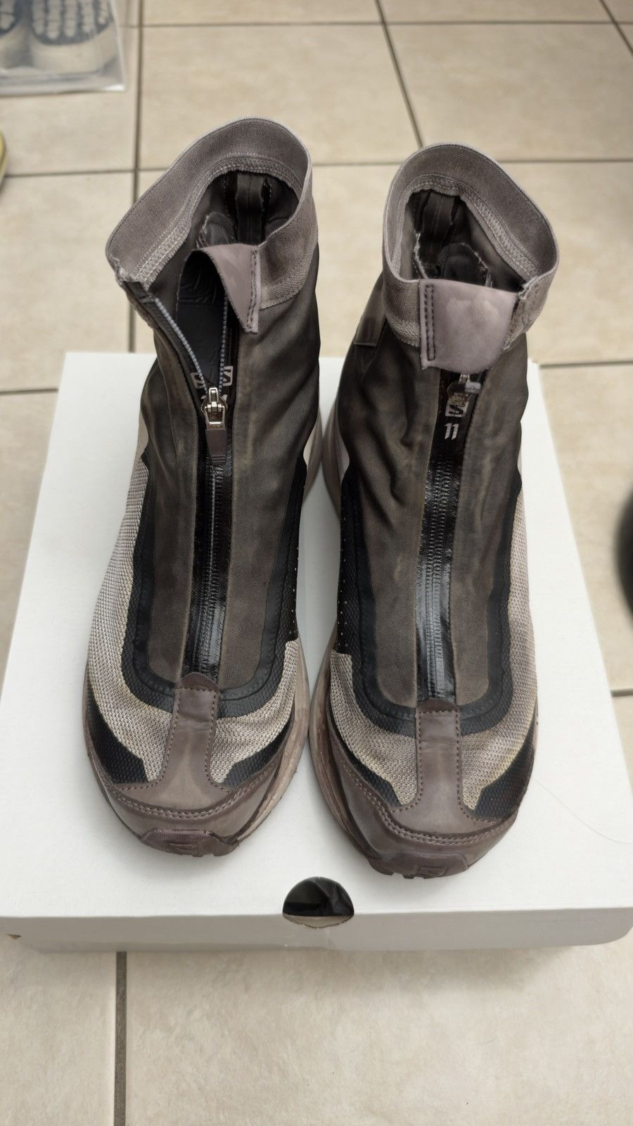 11 By Boris Bidjan Saberi × Salomon Bamba2 high top Size US 9 / EU 42 - 1 Thumbnail