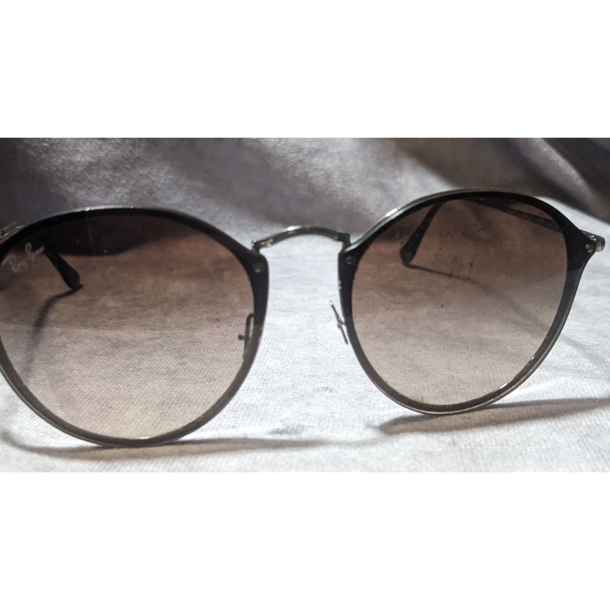 RayBan Ray-Ban Round Blaze Silver Frame Sunglasses Size ONE SIZE - 1 Thumbnail