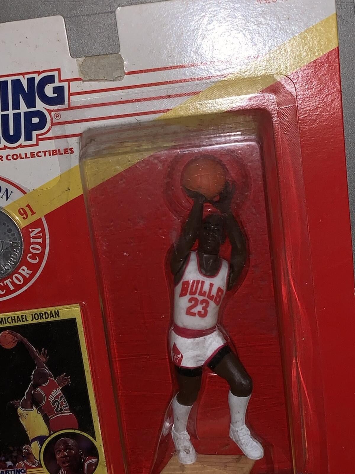 Other 1991 Starting Lineup Michael Jordan Chicago Bulls Card Coin Size ONE SIZE - 6 Thumbnail