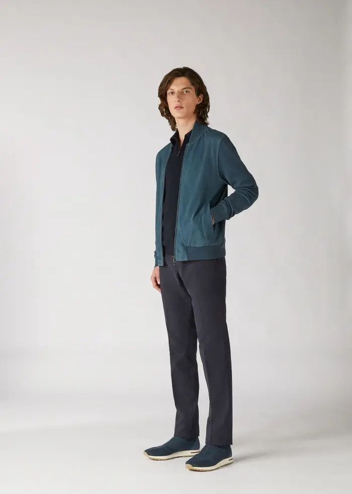 Loro Piana o1srvl11e0424 lp Ivy Bomber in Blue Size US XL / EU 56 / 4 - 5 Thumbnail