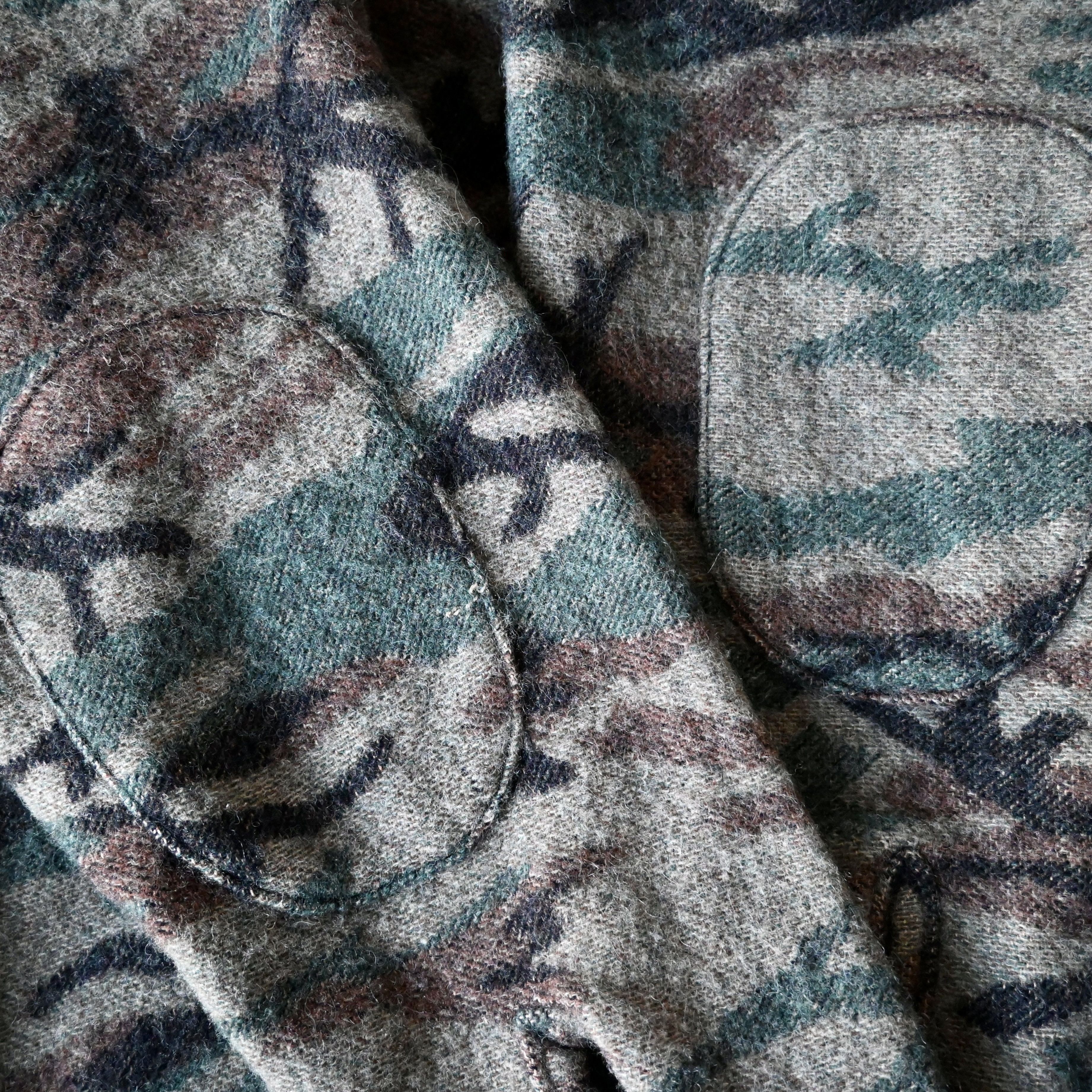 Vintage VTG King of the Mountain woodland camo wool pullover shirt Size US M / EU 48-50 / 2 - 15 Thumbnail