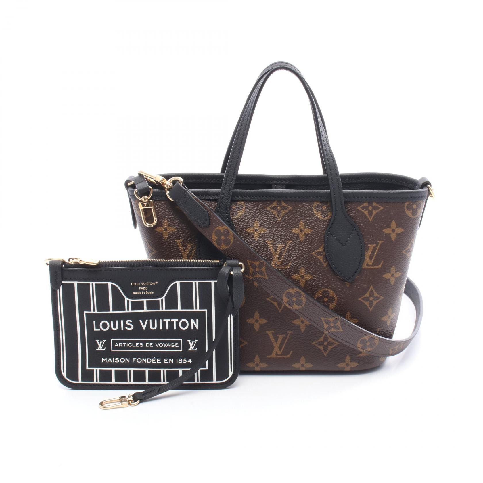 Louis Vuitton Louis Vuitton Neverfull Inside Out BB Monogram 2way Tote Bag Canvas Tote Bag M12099 DUTY FREE for USA