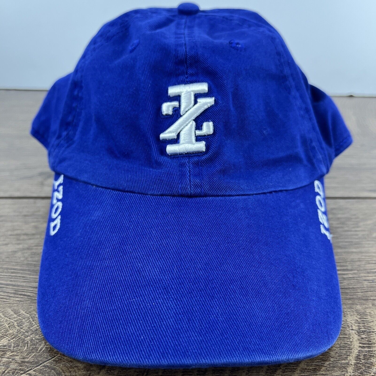 Izod IZOD Hat Izod Blue Hat Adjustable Adult Size Hat Cap Size ONE SIZE - 4 Thumbnail