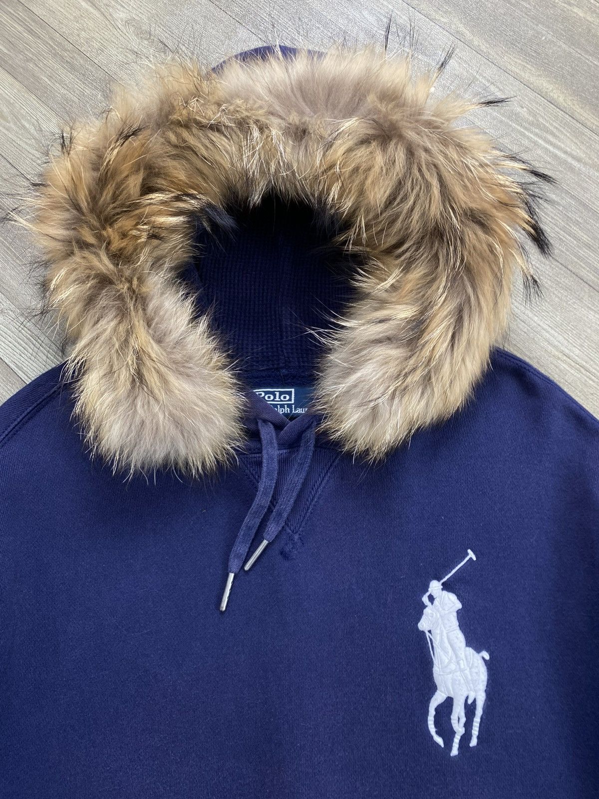 Polo Ralph Lauren Faded Polo Ralph Lauren Fur ZipHoodie IfSixWasNine LGB Style Size US L / EU 52-54 / 3 - 4 Thumbnail