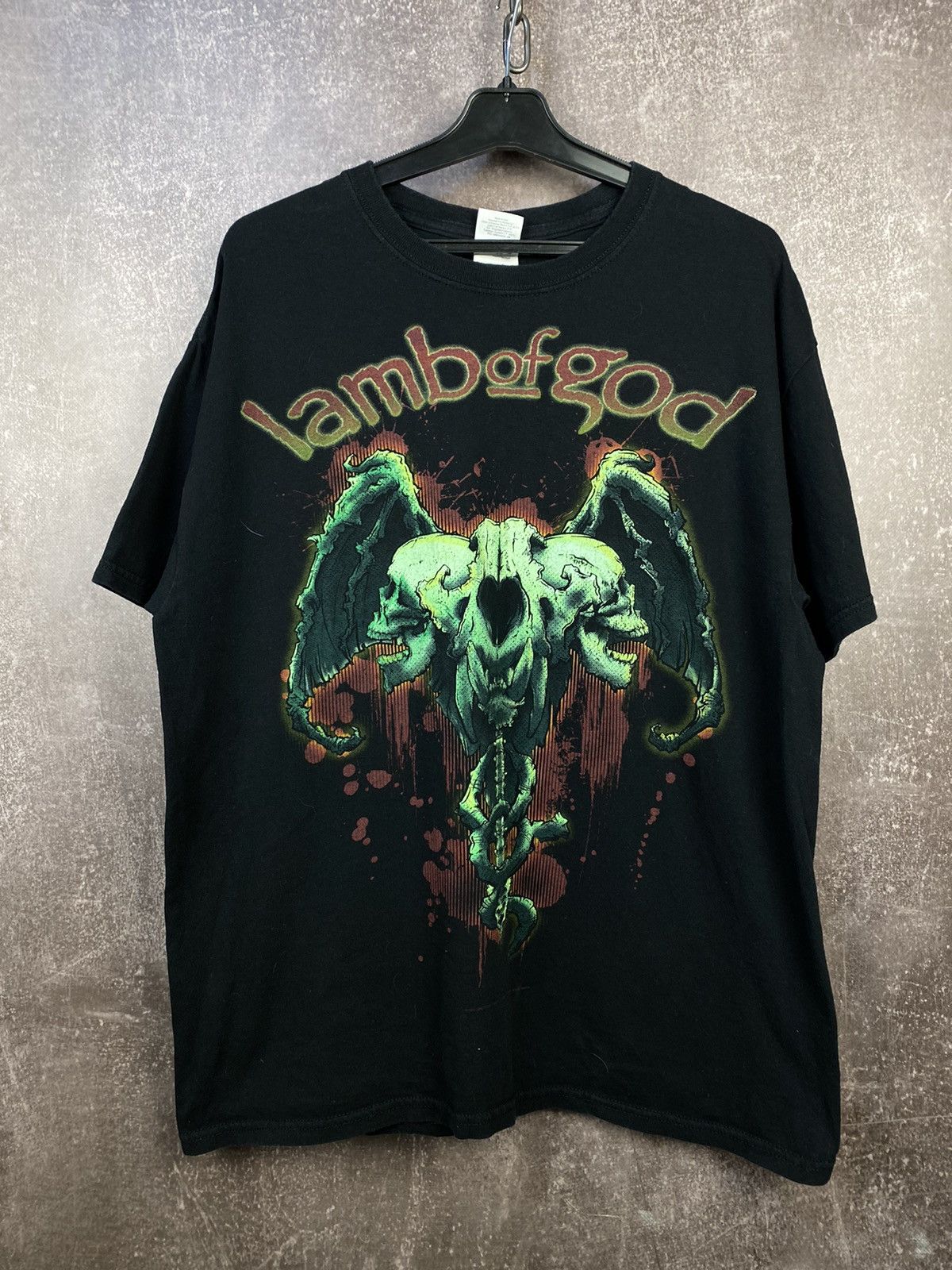 Band Tees × Vintage VINTAGE 00’S LAMB OF GOD GOTHIC T-SHIRT Size US L / EU 52-54 / 3 - 1 Thumbnail