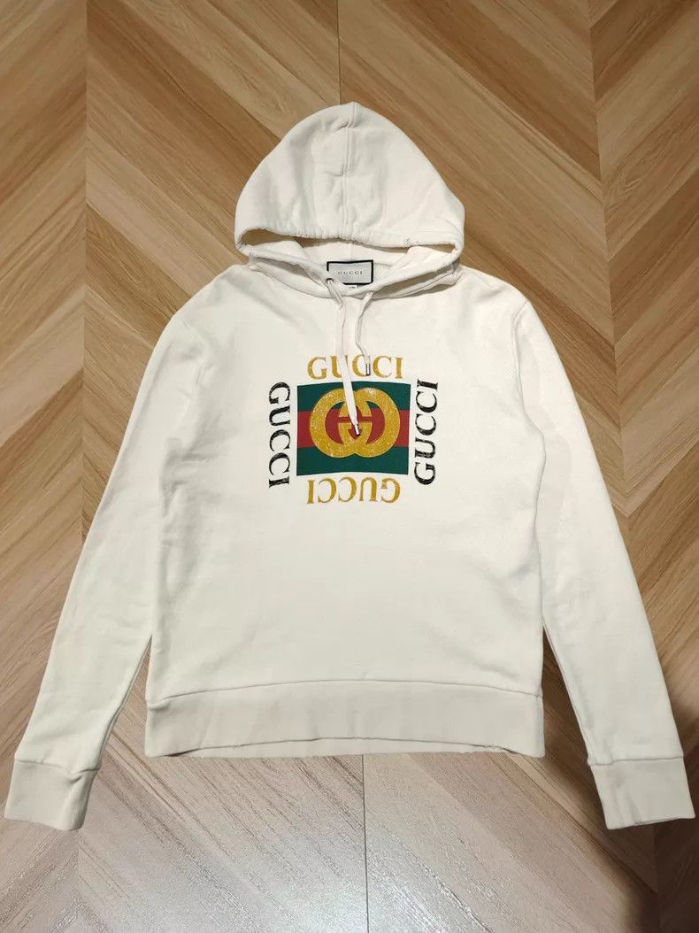 Gucci Gucci White sweatshirt Size US L / EU 52-54 / 3 - 1 Thumbnail