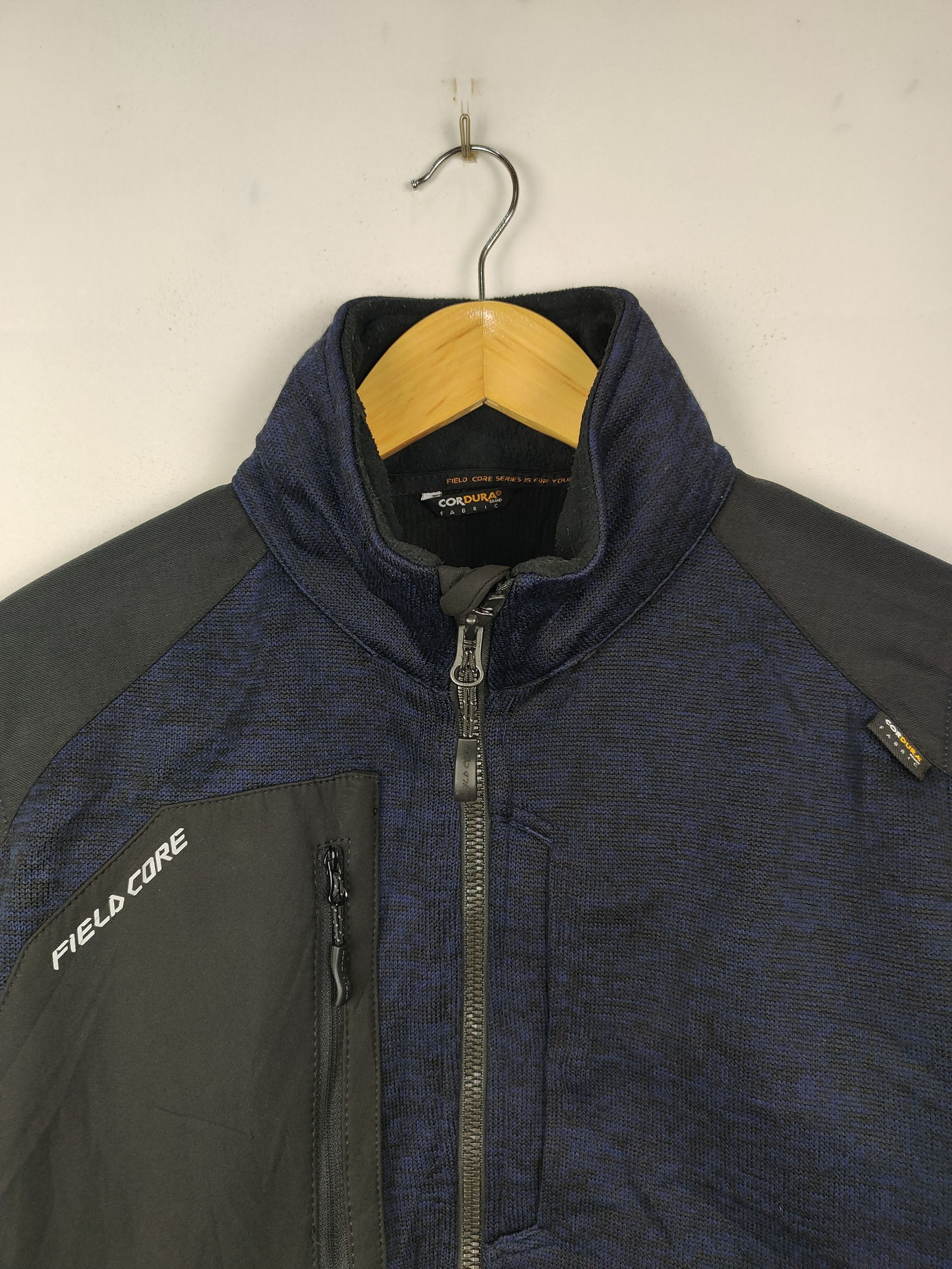 Japanese Brand Field Core outdoor zip-up jacket made with Cordura fabric Size US M / EU 48-50 / 2 - 2 Thumbnail