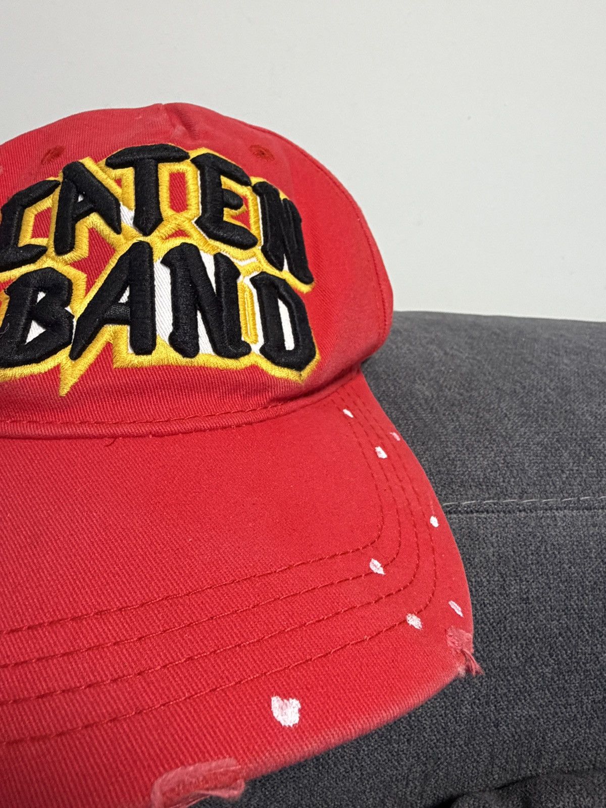 Dsquared2 DSQUARED2 Caten Band Red Cap Size ONE SIZE - 5 Thumbnail