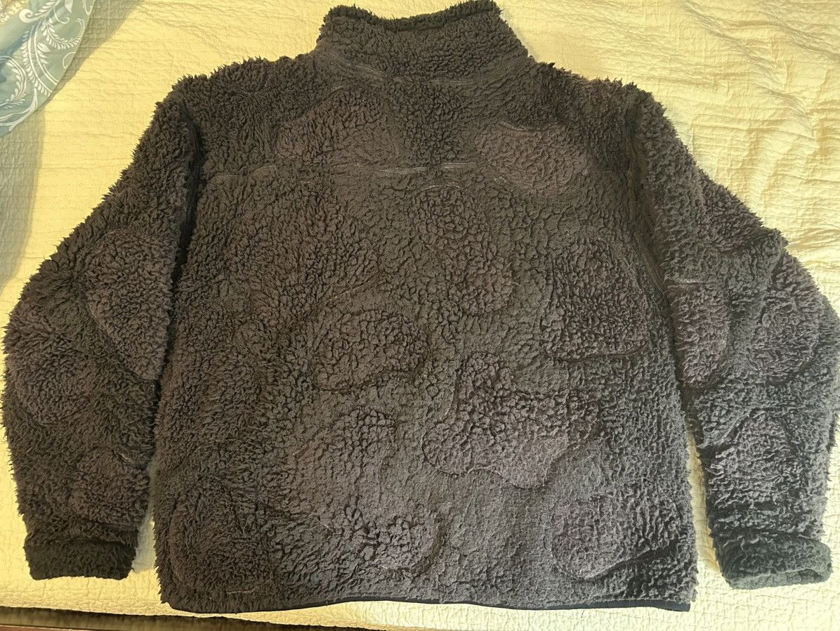 Nevereevern Black & Grey Blob Fleece