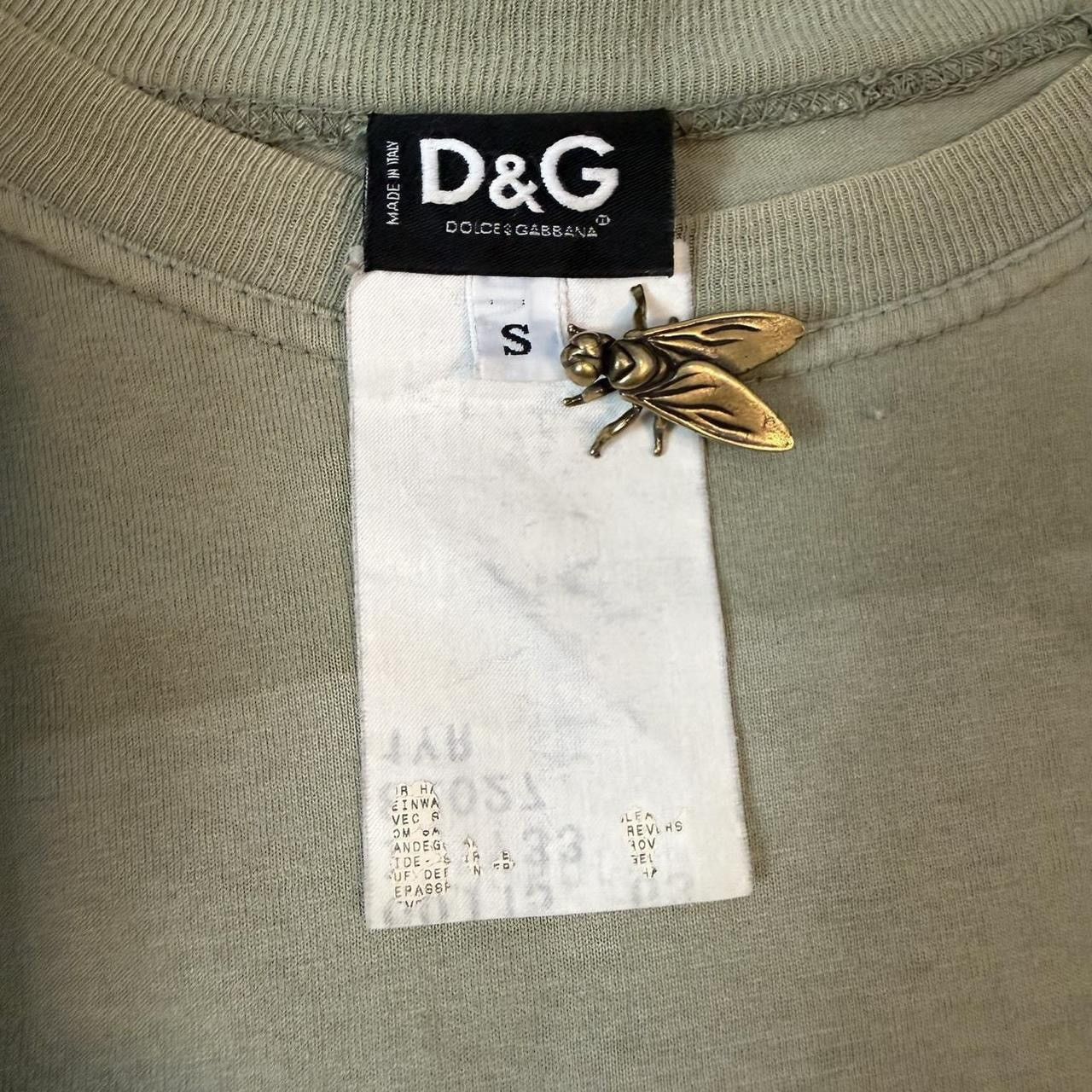 Dolce & Gabbana Dolce & Gabbana Longsleeve T-Shirt y2k Dark Green DG Size US S / EU 44-46 / 1 - 7 Thumbnail