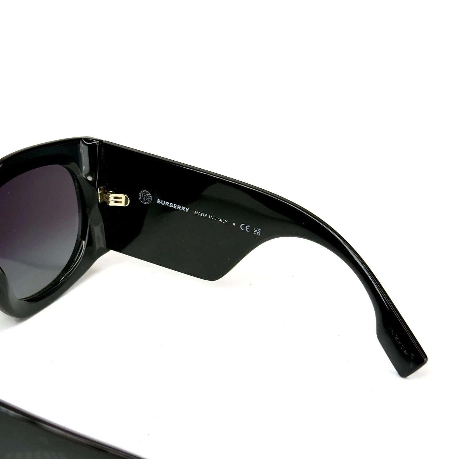 Burberry BURBERRY 4388 MADELINE BE4388U Black Bold Fashion Sunglasses Size ONE SIZE - 3 Thumbnail