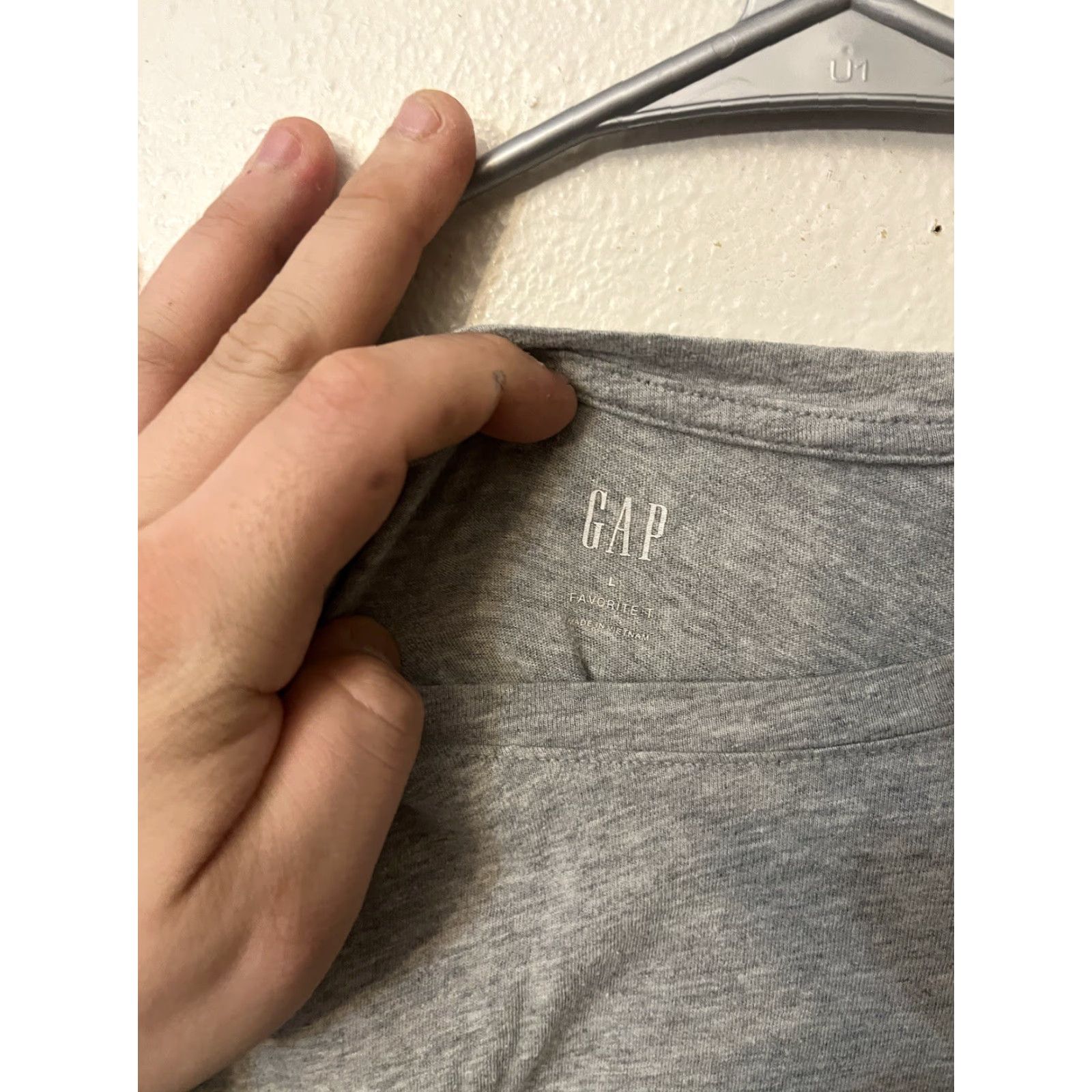 Gap Womens Gap T-Shirt Crew Neck Long Sleeve Gray Size L Size L / US 10 / IT 46 - 2 Thumbnail